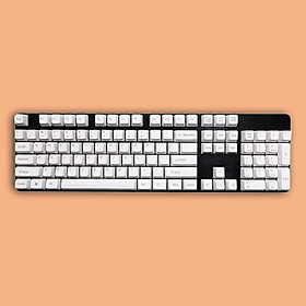 104 Keys PBT Key Caps DIY For Mechanical Keyboard Relieve Fatigue Style 1