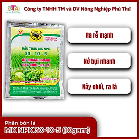 Mua Phân Bón Lá Đầu Trâu MK 30-10-5 gói 10g