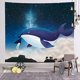 Mua (HÀNG PREMIUM) (ĐÃ CÓ BỘ MÓC) Tranh Vải Treo Tường GALAXY 130cm * 150cm Trang Trí Phòng Ngủ
