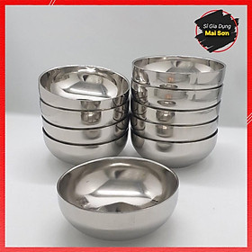 Mua Bát Inox 304 Cách Nhiệt 2 Lớp Trơn Chất Liệu Inox Cao Cấp Tiện Dụng Giữ Mùi Thức Ăn Kích Thước 16-18-20cm