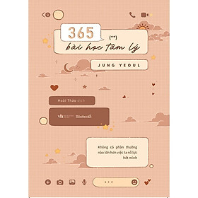 Sách 365 Bài Học Tâm Lý - Jung Yeoul Tập 2 - BẢN QUYỀN