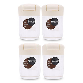Combo 04 chai/lọ/hũ đựng gia vị muối, tiêu, ớt 68ml hàng nội địa Nhật Bản