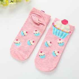 Vớ Nữ Họa Tiết Bánh Ngọt