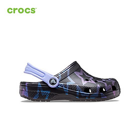 Giày lười trẻ em Crocs FW Classic Clog Kid Disco Dance Party Stars/Black - 208084-97Y