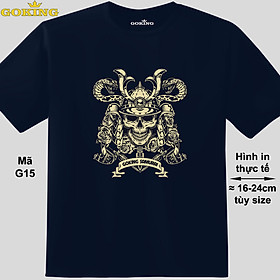 SAMURAI, mã G15. Áo thun in hình siêu ngầu cho nam nữ, form unisex. Áo phông hàng hiệu GOKING. Quà tặng cao cấp cho gia đình, cặp đôi, hội nhóm, doanh nghiệp