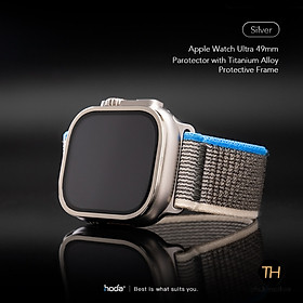Mua Dán cường lực màn hình HODA dành cho Apple Watch Ultra 49mm Chống Chói + Viền Bảo Vệ Titanium - Hàng nhập khẩu