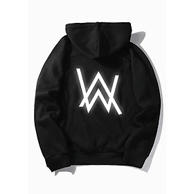 Áo Khoác Hoodie Alan Walker Unisex Logo Phản Quang Cực Chất