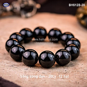 Vòng tay sừng trâu đen phong thuỷ (BH612B) Tâm Linh - Bình An - Tài Lộc - Bracelet of HAHANCO