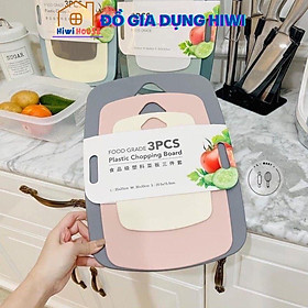 Mua Thớt nhựa kháng khuẩn SET 3 món
