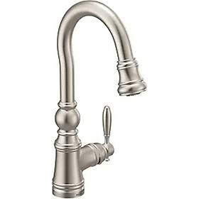 Vòi rửa chén nóng lạnh dòng Weymouth (S53004SRS) , màu SPOT RESISTANT STAINLESS , hiệu Moen