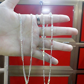 Dây chuyền ni ke bạc ta đặc cho bé 3 tấc rưỡi  YN JEWELRY