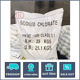 Mua 1kg Na_clo_3- Sodium Chlorate- Natri Clorat-tẩy trắng bột giấy-thuốc cỏ