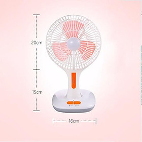 Mua Quạt tích điện Ông Tây Có đèn Tặng kèm dụng cụ ngoáy tai có đèn  - GDHN Loại Tốt