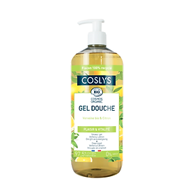 Sữa tắm hữu cơ dạng Gel chiết xuất Olive - Cỏ roi ngựa - Yến mạch cho da nhạy cảm 1L - Coslys