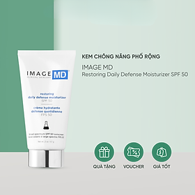 [DATE 06/2024] Kem chống nắng phổ rộng chống UV và HEV IMAGE SKINCARE MD Restoring Daily Defense Moisturizer SPF 50 57g