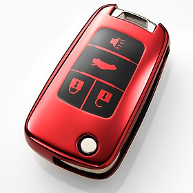 For Chevrolet Cruze Malibu Traxes SARL 3 Cavalier Full Cover Key Start 4Buttons Car TUP Key Case Key Cover