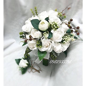 Mua Bó hoa cưới cầm tay cô dâu cao cấp