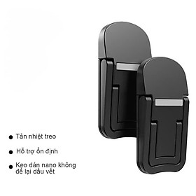 Giá đỡ giá kê tản nhiệt laptop mini siêu mỏng gấp gọn bằng kim loại 2 nấc điều chỉnh- Hàng chính hãng