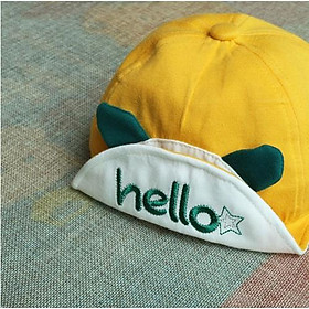 Mũ lưỡi trai hello   cho bé trai bé gái