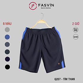 Quần đùi nam Fasvin Q20207.HN quần short thể thao vải gió chun chất lượng cao mềm mại thoáng mát không bai không xù