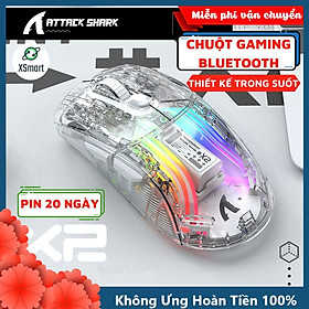 Chuột Không Dây Bluetooth Gaming X2 SUPER VIP NEW 2023 LED RGB 10 Chế Độ LED-Hàng Chính Hãng