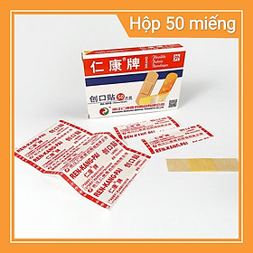 Hộp 50 băng cá nhân urgo, băng y tế dán vết thương