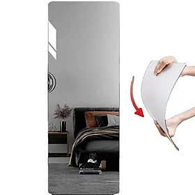 GƯƠNG DÁN TƯỜNG TOÀN THÂN 110x40cm – Gương Mềm Không Vỡ, Dán Tường Siêu Dính Decor Phòng Ngủ - HÀNG CHÍNH HÃNG MINIIN