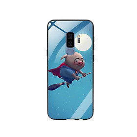 Ốp Lưng Kính Cường Lực cho điện thoại Samsung Galaxy S9 Plus - Pig 11