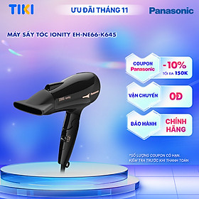 Máy Sấy Tóc ionity Panasonic EH-NE66-K645 – Công nghệ ionity bảo vệ và chăm sóc tóc bóng mượt – Công suất cực mạnh 2000W – Có đầu sấy tạo kiểu - Hàng chính hãng