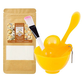 Combo Bột Khoai Tây Dưỡng Trắng Da Milaganics (100g) Và Bộ Dụng Cụ Trộn Bột Đắp Mặt 4 In 1 Florami (Màu Ngẫu Nhiên)