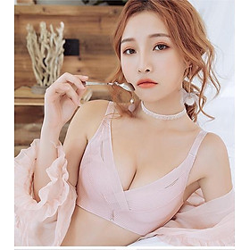 Áo ngực, áo lót su chéo không gọng bản to hàng đẹp