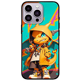 Ốp lưng cho IPhone 12 - 12 Pro - 12 Pro Max - 13 Mini - 13 - 13 Pro - 13 Pro Max - Rồng Vàng Mắt Xanh - Hàng Chính Hãng - IP 13 Pro