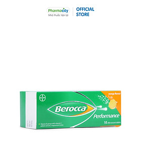 Viên bổ sung vitamin tổng hợp và khoáng chất Berocca Performance Tuýp 10