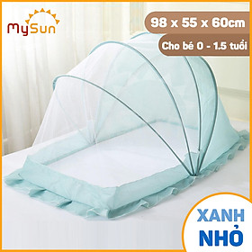 Màn mùng lưới chụp chống muỗi gấp gấp gọn thông minh che chắn cho bé sơ sinh, trẻ em ngủ MySun