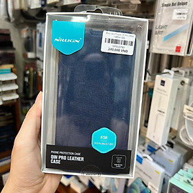 Bao da Nillkin Qin dành cho iPhone 15 Pro/ 15 Pro Max - hàng chính hãng