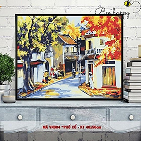 Mua Tranh Sơn Dầu Số Hóa Tự Tô BEE HAPPY Phong Cảnh Việt Nam Mã VN004