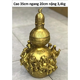 Mua Hồ lô bát tiên bằng đồng cao cấp MS113