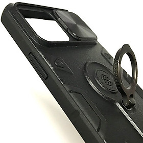 Ốp lưng cho iPhone 13 Pro Max hiệu Nillkin Holder camera chống sốc - Hàng nhập khẩu