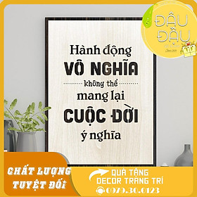 Mua Tranh Tường Ý Nghĩa  Hành động vô nghĩa không thể mang lại cuộc đời có nghĩa 