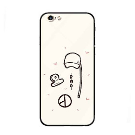 Ốp lưng kính cường lực cho iPhone 6 /6s Nền Nón PMO - Hàng Chính Hãng