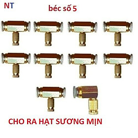 bộ 10 béc phun sương bằng đồng (số 5)