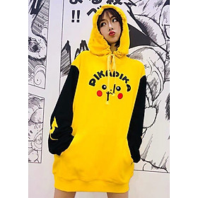 Áo Khoác Hoodie Trùm Đầu Pikachu PCLZB34