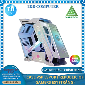 Vỏ máy tính Case VSP ES1Kính cường Lực