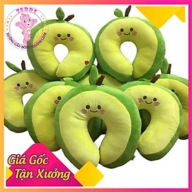 Gối U Hình Trái Bơ Sỉ Giá Xưởng Gối Kê Cổ Ô Tô Hình Trái Bơ Vải Co Dãn 4 Chiều Cao Cấp Giá Siêu Rẻ