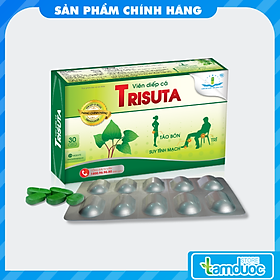 Hình ảnh VIÊN GIẤP CÁ TRISUTA (Hộp 30 viên) Thanh Nhiệt, Nhuận Tràng, Giảm Các Triệu Chứng Của Trĩ, Táo Bón, Tăng Sức Bền Thành Mạch.