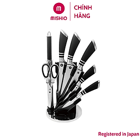 Bộ dao cao cấp 8 món thép không gỉ Mishio - Model Goodlife MK88 - Hàng chính hãng