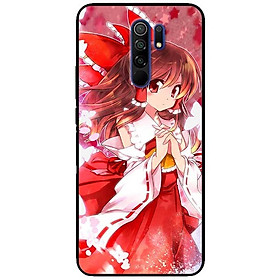Ốp lưng dành cho Xiaomi Redmi 9 mẫu Cô Gái Đỏ