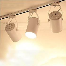 Mua Combo 3 đèn rọi ray kèm 1 ray 1 mét vỏ trắng tiết kiệm năng lượng  đèn rọi tranh  trang trí nội thất  cửa hàng  cà phê