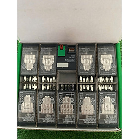 | CHÍNH HÃNG| Rơ le Schneider RXM4AB1B7 có test nguội, 14 chân, coil 24 VAC - Hoả tốc