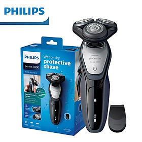 Máy cạo râu khô và ướt Philips Norelco S5290 88 Series 5000 có đầu tỉa tóc